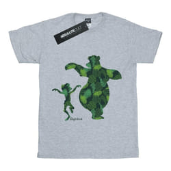 Jungle Book - T-shirt MOWGLI AND BALOO DANCE - Fille (Gris chiné)