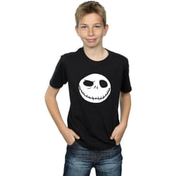 Disney - T-shirt NIGHTMARE BEFORE CHRISTMAS JACK'S BIG FACE - Garçon (Noir)