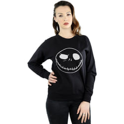Disney - Sweat NIGHTMARE BEFORE CHRISTMAS JACK'S BIG FACE - Femme (Noir)