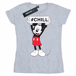 Disney - T-shirt CHILL - Femme (Gris chiné)