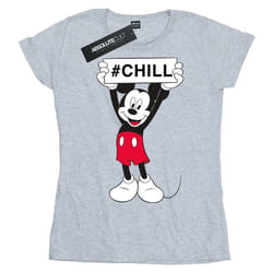 Disney - T-shirt CHILL - Femme (Gris chiné)