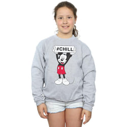 Disney - Sweat CHILL - Fille (Gris chiné)