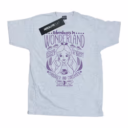 Disney - T-shirt ALICE IN WONDERLAND ADVENTURES IN WONDERLAND - Homme (Gris chiné)