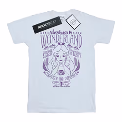 Disney - T-shirt ALICE IN WONDERLAND ADVENTURES IN WONDERLAND - Femme (Blanc)
