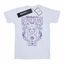 Disney - T-shirt ALICE IN WONDERLAND ADVENTURES IN WONDERLAND - Femme (Blanc)