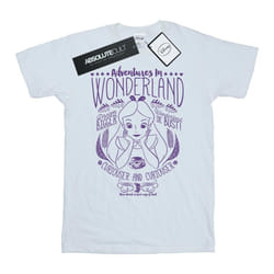 Disney - T-shirt ALICE IN WONDERLAND ADVENTURES IN WONDERLAND - Femme (Blanc)