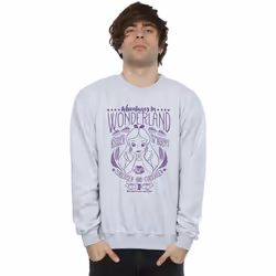 Disney - Sweat ALICE IN WONDERLAND ADVENTURES - Homme (Gris chiné)