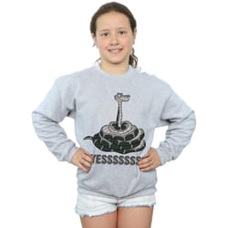 Disney - Sweat THE JUNGLE BOOK YESSSSS - Fille (Gris chiné)