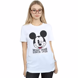 Disney - T-shirt SINCE - Femme (Blanc)