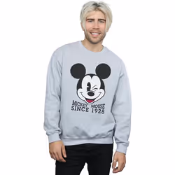 Disney - Sweat SINCE - Homme (Gris chiné)