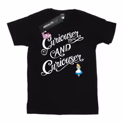 Disney - T-shirt ALICE IN WONDERLAND CURIOUSER - Homme (Noir)