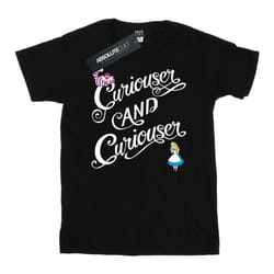 Disney - T-shirt ALICE IN WONDERLAND CURIOUSER - Homme (Noir)
