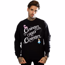 Disney - Sweat ALICE IN WONDERLAND CURIOUSER - Homme (Noir)