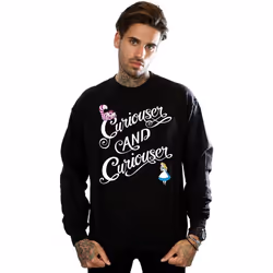 Disney - Sweat ALICE IN WONDERLAND CURIOUSER - Homme (Noir)