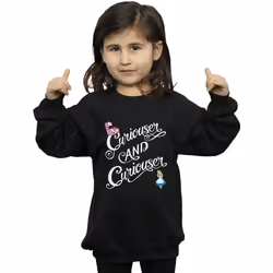 Disney - Sweat ALICE IN WONDERLAND CURIOUSER - Fille (Noir)