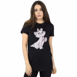 Disney - T-shirt ARISTOCATS - Femme (Noir)