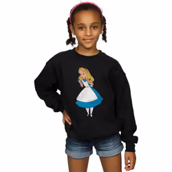 Disney - Sweat ALICE IN WONDERLAND ALICE - Fille (Noir)