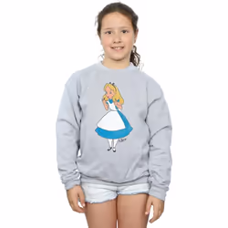 Disney - Sweat ALICE IN WONDERLAND ALICE - Fille (Gris chiné)