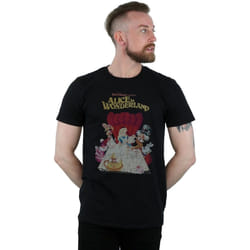 Disney - T-shirt ALICE IN WONDERLAND - Homme (Noir)