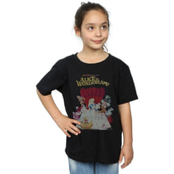 Disney - T-shirt ALICE IN WONDERLAND - Fille (Noir)