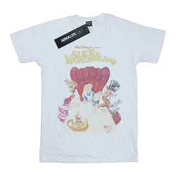 Disney - T-shirt ALICE IN WONDERLAND - Fille (Blanc)