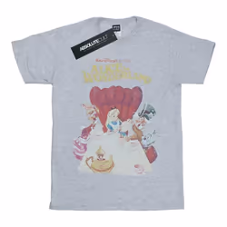 Disney - T-shirt ALICE IN WONDERLAND - Fille (Gris chiné)