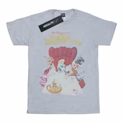 Disney - T-shirt ALICE IN WONDERLAND - Fille (Gris chiné)