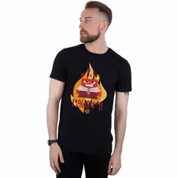 Disney - T-shirt INSIDE OUT FIRED UP - Homme (Noir)