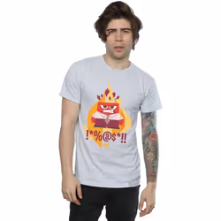Disney - T-shirt INSIDE OUT FIRED UP - Homme (Gris chiné)