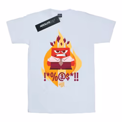 Disney - T-shirt INSIDE OUT FIRED UP - Femme (Blanc)