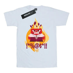 Disney - T-shirt INSIDE OUT FIRED UP - Femme (Blanc)