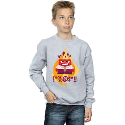Disney - Sweat INSIDE OUT FIRED UP - Garçon (Gris chiné)