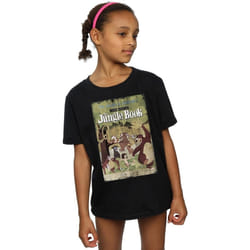 Disney - T-shirt THE JUNGLE BOOK - Fille (Noir)