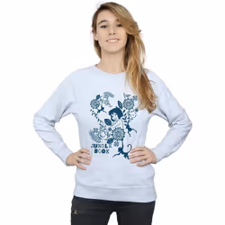 Disney - Sweat THE JUNGLE BOOK TALE - Femme (Gris chiné)