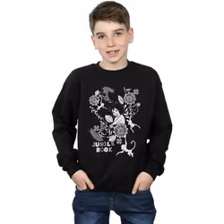 Disney - Sweat THE JUNGLE BOOK TALE - Garçon (Noir)