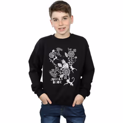 Disney - Sweat THE JUNGLE BOOK TALE - Garçon (Noir)