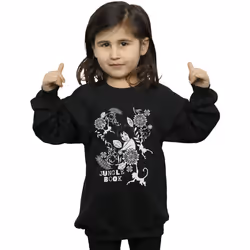 Disney - Sweat THE JUNGLE BOOK TALE - Fille (Noir)