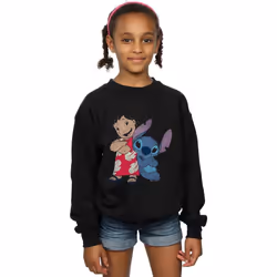 Lilo & Stitch - Sweat CLASSIC - Fille (Noir)