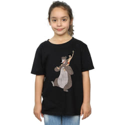 Jungle Book - T-shirt - Fille (Noir)