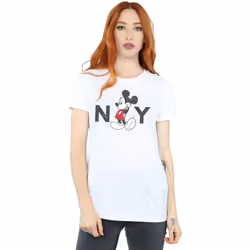 Disney - T-shirt NY - Femme (Blanc)