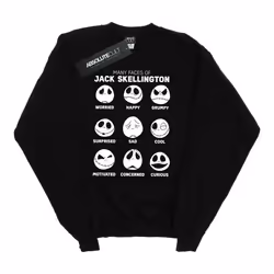 Disney - Sweat NIGHTMARE BEFORE CHRISTMAS THE MANY FACES OF JACK - Garçon (Noir)