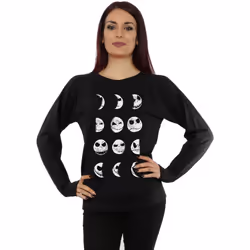Disney - Sweat NIGHTMARE BEFORE CHRISTMAS - Femme (Noir)
