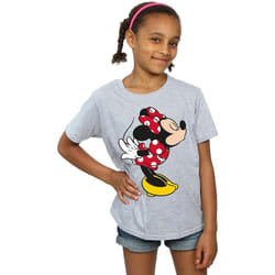 Disney - T-shirt MINNIE MOUSE - Fille (Gris chiné)