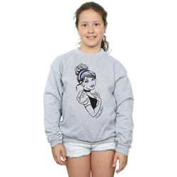 Disney Princess - Sweat - Fille (Gris chiné)