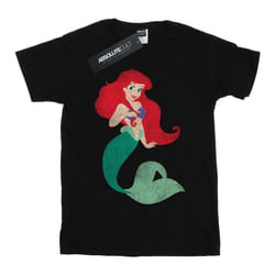Disney Princess - T-shirt - Fille (Noir)