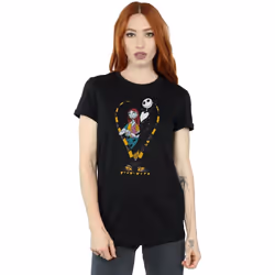Disney - T-shirt NIGHTMARE BEFORE CHRISTMAS - Femme (Noir)