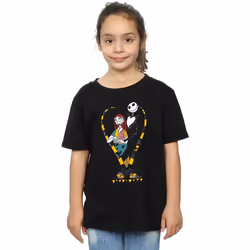 Disney - T-shirt NIGHTMARE BEFORE CHRISTMAS - Fille (Noir)