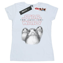 Star Wars - T-shirt THE LAST JEDI - Femme (Blanc)