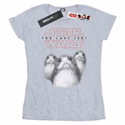 Star Wars - T-shirt THE LAST JEDI - Femme (Gris chiné)