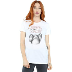 Star Wars - T-shirt THE LAST JEDI - Femme (Blanc)